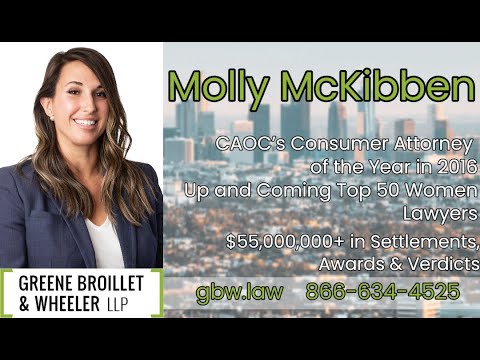 Molly McKibben | Los Angeles Pedestrian Injury Lawyer Orange County Product Liability Wrongful Death